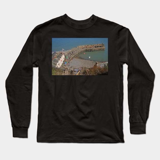 Clovelly Long Sleeve T-Shirt by RedHillDigital